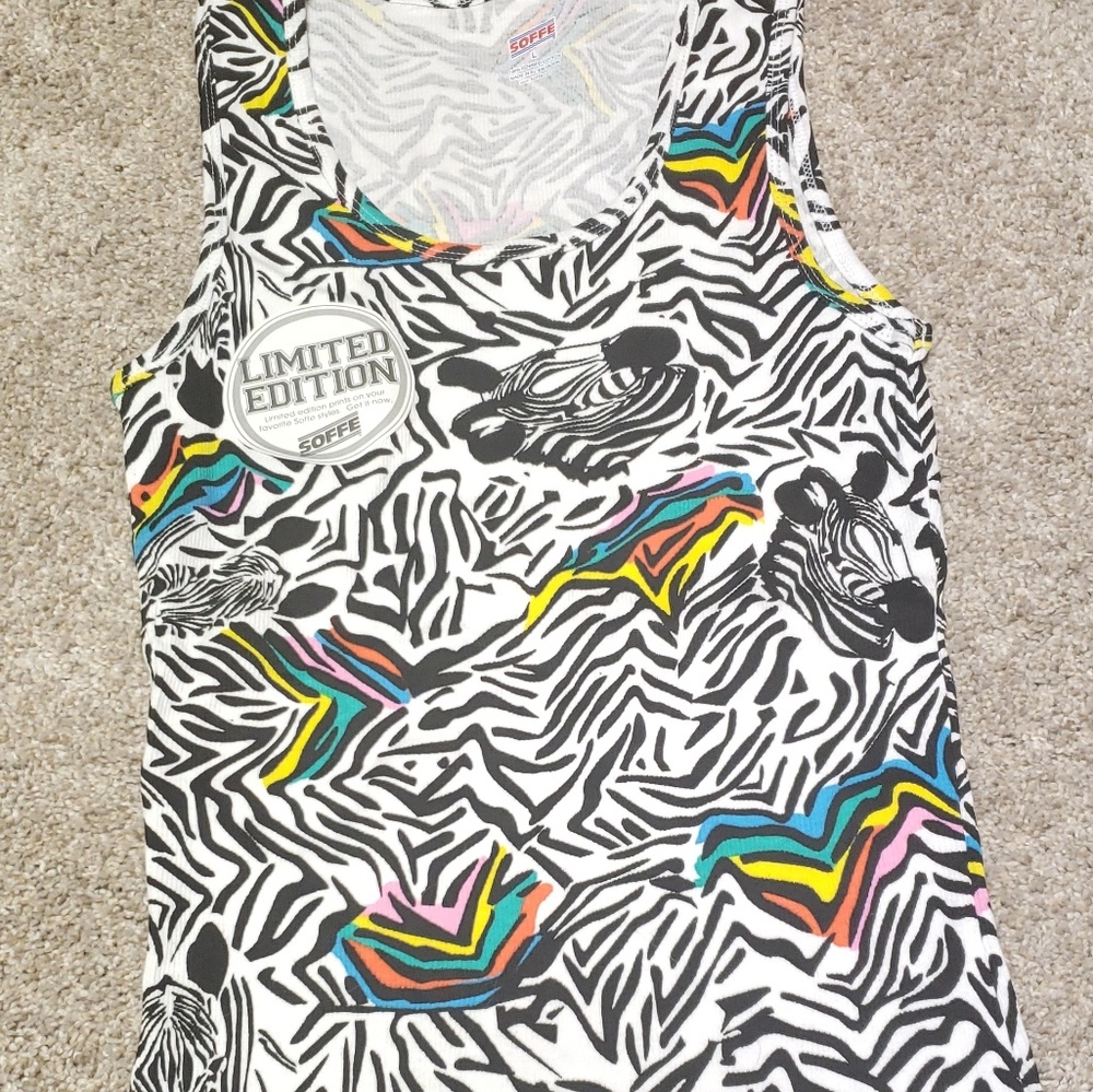 Animal print tank